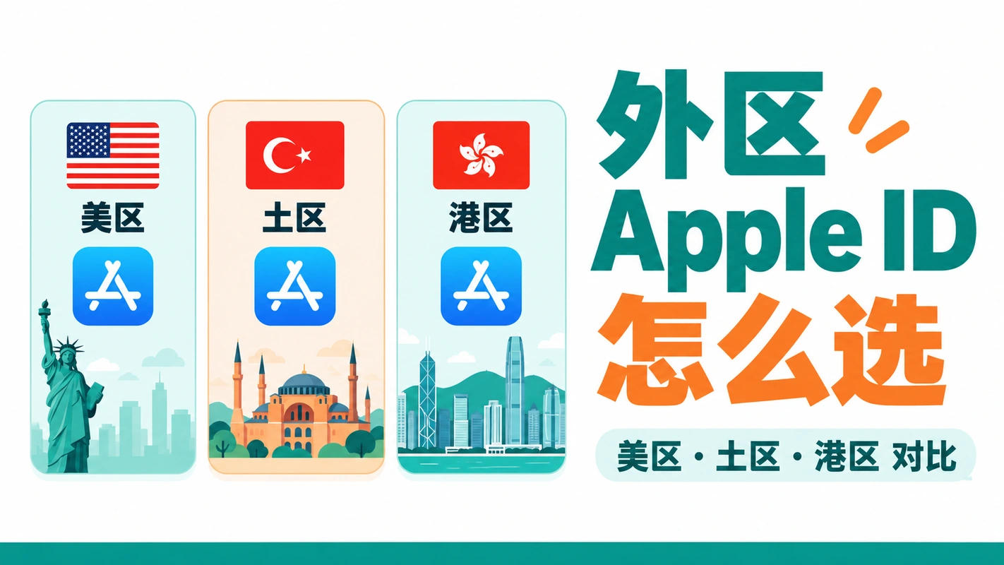 外区 Apple ID 怎么选（2026） 封面